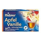 Meßmer Apfel-Vanille | 20 Teebeutel | Vegan | Glutenfrei | Laktosefrei