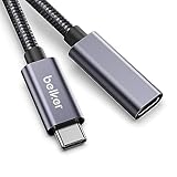 USB Typ C Verlängerungskabel [0,5M] USB 3.1 [10Gbps] Typ C auf Belkertech Ladekabel Sync für MacBook Pro 2016/2017 / Dell XPS