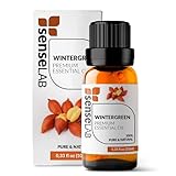 Ätherisches Wintergrünöl - 100% reines, natürliches, therapeutisches Wintergrünöl - für Diffusor und Luftbefeuchter - Haut- und Nagelpflegeöl - entspannendes und beruhigendes Öl (10 ml)