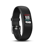 Garmin vívofit 4 Fitness Tracker, personalisierbares Farbdisplay, schlankes Design, bis zu 1 Jahr Batterielaufzeit , schwarz , Medium/Large Vivofit 4, Ww, Black, M/L