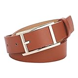 Modischer Gürtel für Damen, Kunstleder, Jeansgürtel, Kleid, braun, Einheitsgröße