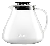 Melitta Kanne aus Borosilikatglas, Robust und Hitzebeständig, 1 Liter, 217632, Durchsichtig