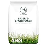 4 kg Rasensamen Sport & Spiel schnellkeimend 160 m², robust, sattgrün, ideal für Neuansaat und Nachsaat, Rasensaat Grassamen Frühjahr bis Herbst (4 kg)