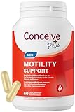 Conceive Plus Motilitätssteigerung für Männer - Fruchtbarkeitssupplement - Vitamin E, Zink, Ginseng, CoQ10 - Steigerung der Spermienanzahl, Fruchtbarkeitsvitamine - 60 Kapseln, 30-Tage-Vorrat