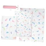 VILLFUL Vakuumbeutel mit Manueller Pumpe Wiederverwendbare Kompressionsbeutel für Kleidung und Bettdecken Platzsparende Aufbewahrungstaschen Feuchtigkeitsgeschützt für Zufällige Farbe