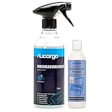 LICARGO® Innenraumreiniger (500ml) & Kunststoffpflege Auto (250ml) - porentiefe Reinheit, Intensivpflege & Farbauffrischung für Kunststoff, Polster, Leder