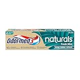Odol-med3 Naturals Fresh Mint natürlichere* Zahnpasta mit 3in1 Schutz für starke Zähne, gesundes Zahnfleisch** und frischen Atem, 75ml