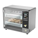 Automatische Brutmaschine für 26 Eier,Brutautomat Vollautomatisch mit Touchscreen,automatische Rotation der Eier,Temperaturkontrolle,Luftbefeuchtung,LED-Anzeige,für Hühnereier, Wachtel und Enteneier