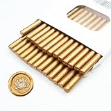Wachs-Siegel-Stick, Ioggtser 26 PCS Mini Klebepistole Wachs-Siegel-Stick für Wachs-Siegel-Stempel, Siegel-Wachs-Sticks für Hochzeit Einladungen, Karten, Umschläge (Brown)