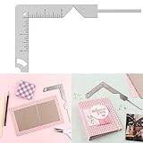CYFUN DESIGN 5-in-1 Bucheinband-Anleitung – stabiler Spanplatteneinband, Buchbinder-Lineal, Edelstahl-Metallwerkzeug, Scrapbooking, Kunst, Handwerk, Scrapbook-Hersteller