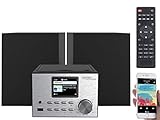 auvisio Internetradio: Micro-Stereoanlage mit Webradio, DAB+, FM, CD, Bluetooth, USB, 60 Watt (Stereoanlage mit Internetradio, Micro Anlage mit, Toner Samsung)