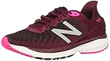 New Balance Kids Fresh Foam 860 V11 Running Shoe, Granat/Pink Glo, 5 Wide Big Kid