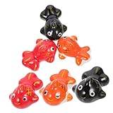 WEKADRIN 1 Satz Essstäbchenablage in Fischform Rostfrei Wiederverwendbare Essstäbchen Utensil Küchendekoration Küchendeco Besteckablage in Fischform Essstäbchenregale Keramik 6 Stück