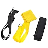 Giyofom SchwimmtrainingsgeräTe Fallschirm Verstellbare wasserdichte SchwimmtrainingsgüRtel mit Widerstandsfallschirm für Kinder,A