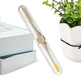 Nasenhaarschneider,Schere mit zwei Schneidkanten - 360 Grad Drehende Nasenhaarentferner Inklusive Reinigungsbürste - Geeignet für Make-up Vorbereitung, Bad und Reisen