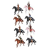 Yardwe 2 Sätze Reitmodell Cowboy-Actionfigur Cowboy- Cowboy -Figur Plastik