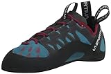 LA SPORTIVA W Tarantulace Blau - Bequemer vielseitiger Damen Lederkletterschuh, Größe EU 39 - Farbe Topaz - Red Plum