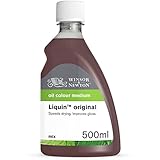Winsor & Newton 3049751 Ölmalmittel, Liquin Original, 500 ml Flasche, flüssiges Malmittel auf Alkydbasis, halbiert die Trocknungszeit von Ölfarben, steigert die Transparenz, schützt vor Vergilbung