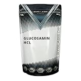 Glucosamin HCL - 1000g reines Glucosamin HCL Pulver - hochdosiert aus pflanzlicher Fermentation - 1kg vegan - Premium Qualität