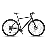 KIBONCY Mountainbike Für Jungen/Mädchen/Männer/Frauen, 26 'Größen, 10 Geschwindigkeitswechsel, Hydraulische Scheibenbremse, Komfortsattel Black-S