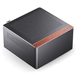 Jonsbo N10 PC-Gehäuse Schwarz – Mini-Tower für Mini-ITX, mit 2 Lüftern, bis 4X 2,5-Zoll-SSDs, kompaktes Case für HTPC, NAS & Office-Systeme
