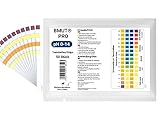 50x pH Teststreifen 0–14 | Universal Indikatorpapier für Wasser, Pool, Labor, Aquarium, Schule & Teich | Exakter pH-Wert Schnelltest mit Farbcodierung