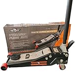 Rangierwagen Utra Flach 3 Tonnen mit Fußpedal Wagenheber 75-505mm