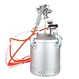 HarBin-Star - 10L Farbspritzpistole Druckbehälter, 10L Farbbehälter mit 3 mm Düse, Druckbehälter 25 bis 30 Psi Farbsprühsystem, Lackierpistole Wandfarbe Sprühgerät