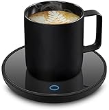 Kaffeewärmer, büro Schreibtisch Gadgets intelligenter tassenwärmer Gut als Geschenk fürs Home Office, Elektrischer Kaffeewärmer mit 2 Temperatureinstellungen, Getränkewärmer für Kaffee, Milch