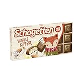 Schogetten Winter Edition Vanille Kipferl I 100 g Schokolade I praktisch einzeln portioniert