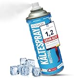 ICEHOF Kältespray Sport - Eisspray Medizinisch 400ml - Kühlspray für Sport & Alltag, Fußball, Training - Sofortige Kühlung bei Prellungen, Zerrungen, Verstauchungen, Schwellungen (Neutral, 1, stück)