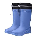 Generisch Regenstiefel Damen Elegant Stiefeletten Unisex Kurze Gummistiefel Damen-Stiefel Sommer Boots Atmungsaktiv Halbe Wasserdichte Kurz Weitschaftstiefel Flach Rain