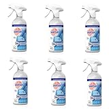 Sagrotan Hygiene-Textilerfrischer Frische Wäsche – Entfernt festsitzende Gerüche & geruchsbildende Bakterien – Für Kleidung & Wohntextilien – 6 x 500 ml