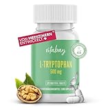 Vitabay L Tryptophan hochdosiert - 120 Tabletten L-Tryptophan 500mg VEGAN - L Tryptophan 500mg L- Tryptophan 500 mg L-Tryptophan 500 mg Tryptophan Tabletten L Tryptophan 500 mg triptofan ltrypthophan