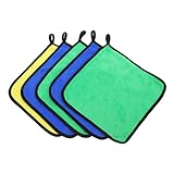 POPETPOP 5 Stück Pool-Queue-Reinigungstuch Billardschaft-Reinigungstuch Zubehör für Billardqueues Billard Zubehör Snooker-Zubehör Billardtisch-Tuchreiniger superfeine Faser