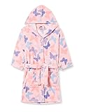 Playshoes Unisex Kinder Fleece-Bademantel Morgenmantel, Schmetterlinge, 146/152