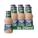 Knorr Cocktail Sauce feine und besonders cremige Grillsauce ohne geschmacksverstärkende Zusatzstoffe und künstliche Farbstoffe 6x 250 ml