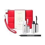 KIKO Milano Snow-Kissed Holiday Secret Santa Mini Make Up Gift Set, Make-Up-Geschenkset: Volumen-Mascara, Kajalstift Und Flüssig-Highlighter Im Miniformat