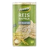 dennree Reiswaffeln, Meersalz, 100g (6)