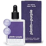 Pro-Aging Serum - Natürliches Anti-Aging Gesichtsserum mit Hyaluronsäure + Vitamin C | Für alle Hauttypen | Vegane Naturkosmetik ohne Zusatzstoffe | Hyaluron Serum Plants Are Purple (1)