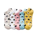 5 Paar Socken, Geburtstagsgeschenke für Frauen – lustige süße Tier-Damensocken, Baumwolle, warme Thermo-Wintersocken, 37-40, Damen-Geschenke für Frauen, Geburtstag, Freundin, Geschenke für