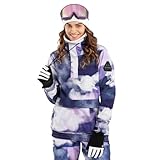 SIROKO - Snowboardjacke mit Kängurutasche für Damen W3-W Cloudmont - M - Mehrfarbig