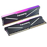 fanxiang RGB RAM 16GB (2x8GB) DDR4 3600MHz CL18 Desktop Memory, PC Arbeitsspeicher Kit mit Kühlkörper, XMP2.0, Hochleistung und Niedriger Stromverbrauch, Perfekt für Gaming und Multitasking