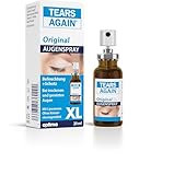 TEARS AGAIN Original XL Augenspray gegen trockene Augen 20ml - auch für Kinder geeignet - Hilft bei müden, brennenden und gereizten Augen - Ohne Konservierungsstoffe - mit Liposomen