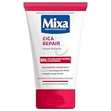 Mixa Cica Hand Balsam, Handcreme, mit pflanzlichen Glycerin und Panthenol, für empfindliche Haut, schnell einziehend, beruhig die Haut, feuchtigkeitsspendend & intensiv reparierend Cica Repair 50 ml