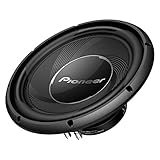 Pioneer TS-A30S4 Subwoofer (1.400 W), 30 cm/12', IMPP Membran für kraftvollen Klang, Kontinuierliche Ausgangsleistung 400 W, schwarz