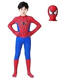 Weekcos Cosplay Kostüm mit Maske für Kind Erwachsener, Fancy Kleid Anime Kostüm für Halloween Party Karneval (Style-4, 120)