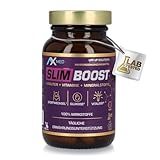 AX-MED SLIM BOOST Vitaminen & Mineralstoffen, Berberin HCL, Zimtrindenextrakt, Brennnessel, Chrom, B-Vitamine, Stoffwechsel, Blutzucker, Fettabbau, Appetitzügler, natürliche Inhaltsstoffe, 60 Kapseln