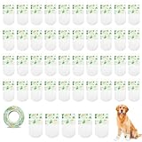 Einweg-Hundeschuhe, Einweg-Hundestiefel Pfotenschutz, Verstellbare Einweg-Hundesocken, 45PCS Haustiersocken Fußabdeckung, Waterproof pet Shoe Covers/Paw Protection
