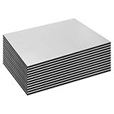 12 Stück 250*180*5MM Dämmmatte Auto Isoliermatte Dämmplatten Hitzeschutzmatte Schallschutzmatte Isolierung Dämmmatte Selbstklebend Alubutyl Auto Dämmung,für Schalldämmung,Isolierung ,Wasserdicht